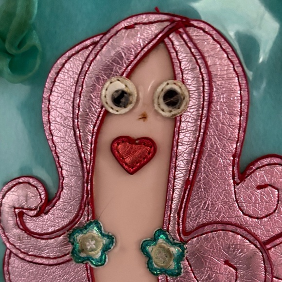 Oilily Blue and Pink Mermaid Kids suitcase - Picture 2 of 13